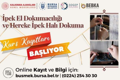 İpek halı ve kumaş el dokuma kursları başlıyor