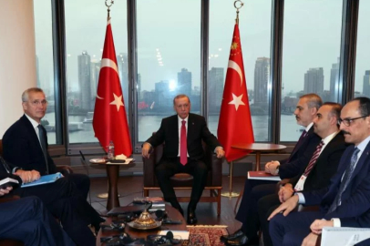 Cumhurbaşkanı Erdoğan, NATO Genel Sekreteri Stoltenberg'i kabul etti