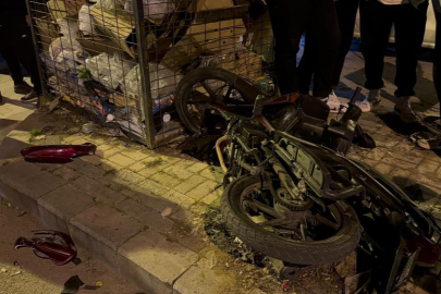 Bursa’da otomobil ile motosiklet çarpıştı, 2 kişi yaralandı