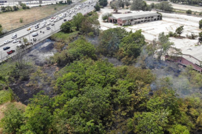 Bursa'nın göbeğinde korkutan yangın