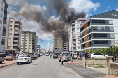 Alevler arasında korku dolu anlar