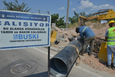 Bursa Büyükşehir’den sağlıklı ve kesintisiz su temini