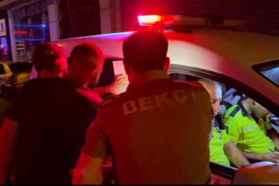 Bursa'da  polis ekiplerinden kaçan sürücü gece kartallarına takıldı