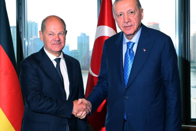 Cumhurbaşkanı Erdoğan, Almanya Başbakanı Scholz’u kabul etti