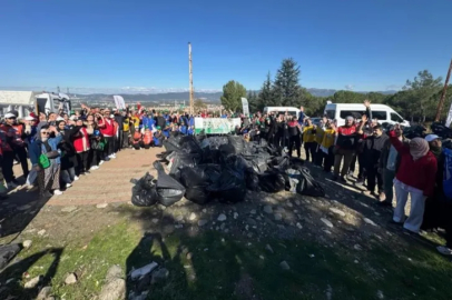 Bursa'da ormanlar karış karış temizledi