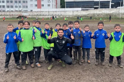 Patates tarlası değil, futbol sahası